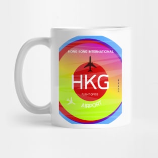 HKG Hong Kong Airport code Mug